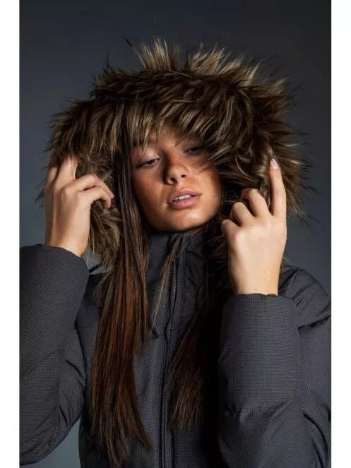 Fundango PUPPIES Padded Jacket for women in grey 4