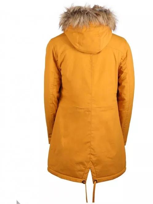 Ladies yellow parka coat discount