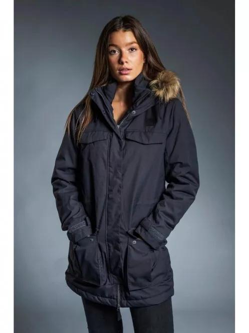 Fundango MAGNOLIA Parka Jacket for women in black 4