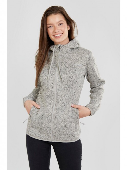 Fundango Share Hooded Fleece for women in white 5