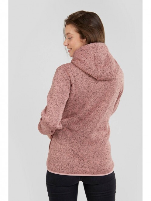 Fundango Share Hooded Fleece for women in pink 3