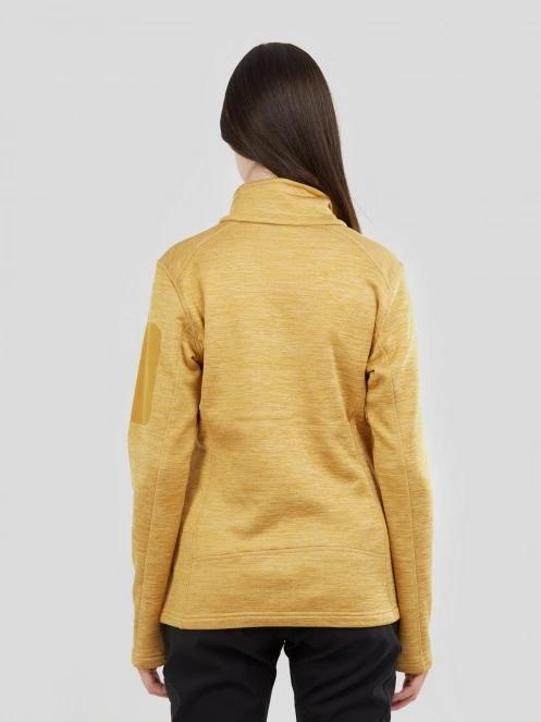 Fundango Antila Fleece Jacket for women in yellow 3