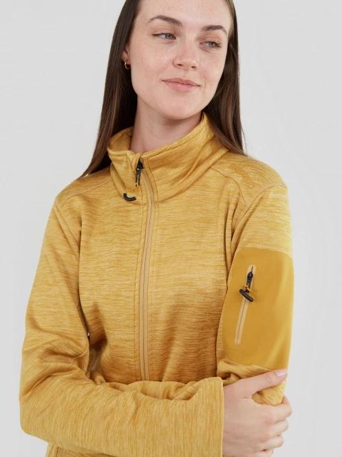 Fundango Antila Fleece Jacket for women in yellow 5