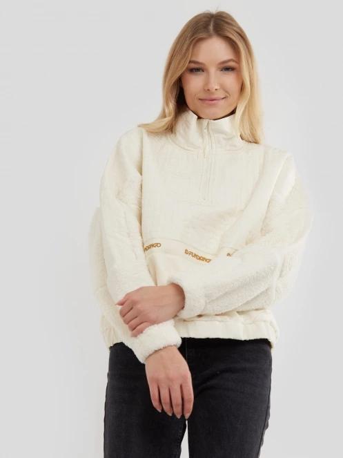 Fundango Calypso Hybrid Pullover for women in brown 2