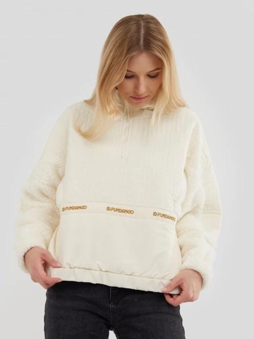 Fundango Calypso Hybrid Pullover for women in brown 3