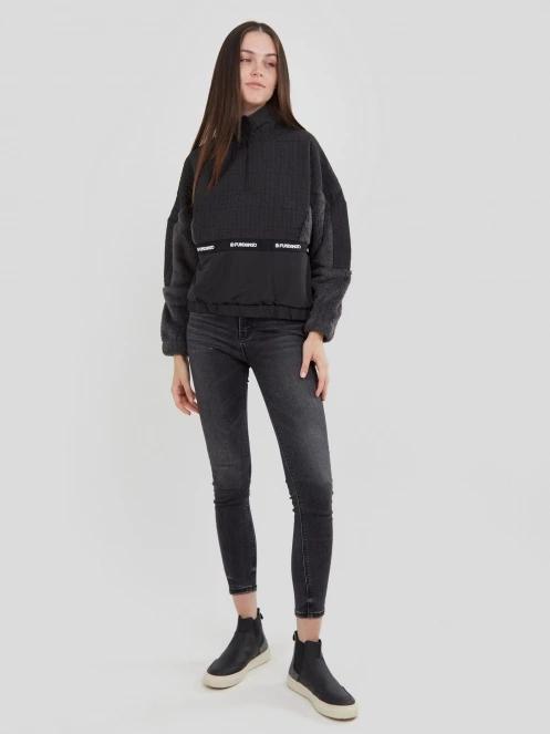 Fundango Calypso Hybrid Pullover for women in black 4