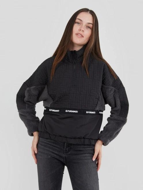 Fundango Calypso Hybrid Pullover for women in black 5