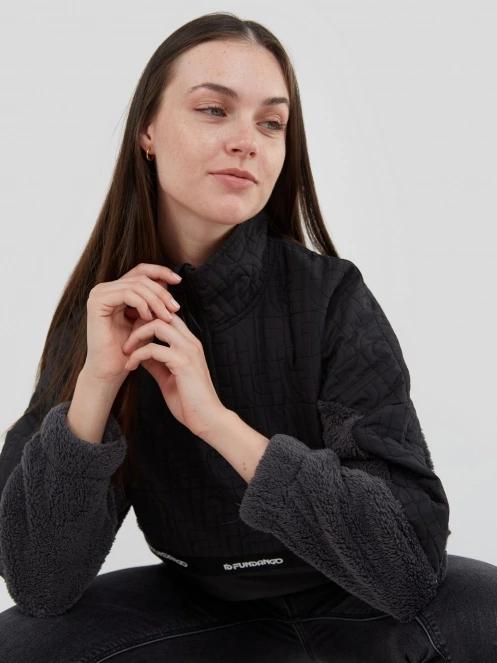 Fundango Calypso Hybrid Pullover for women in black 7