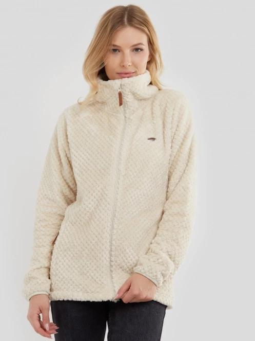 Fundango Shiren Fleece Jacket for women in sand 3