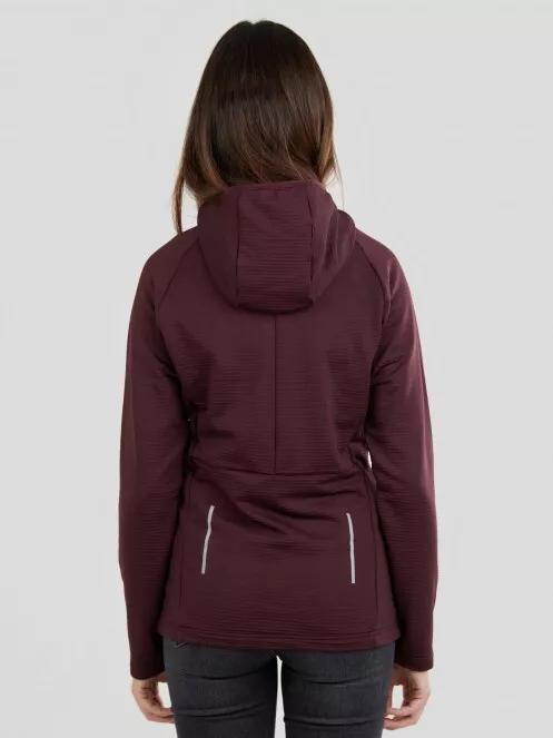 Fundango Share Hooded Fleece for women in purple 3