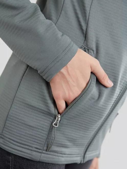 Fundango Share Hooded Fleece for women in oliv 5