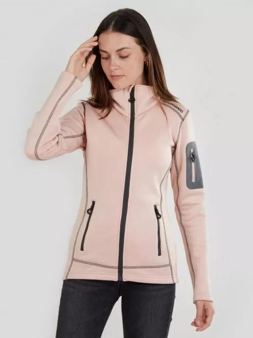 Fundango Antila Fleece Jacket for women in pink 2