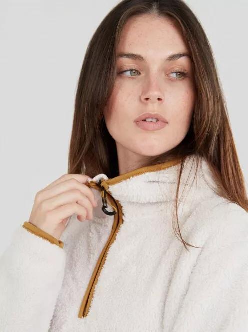 Fundango Olivia Pile Jacket for women in sand 5
