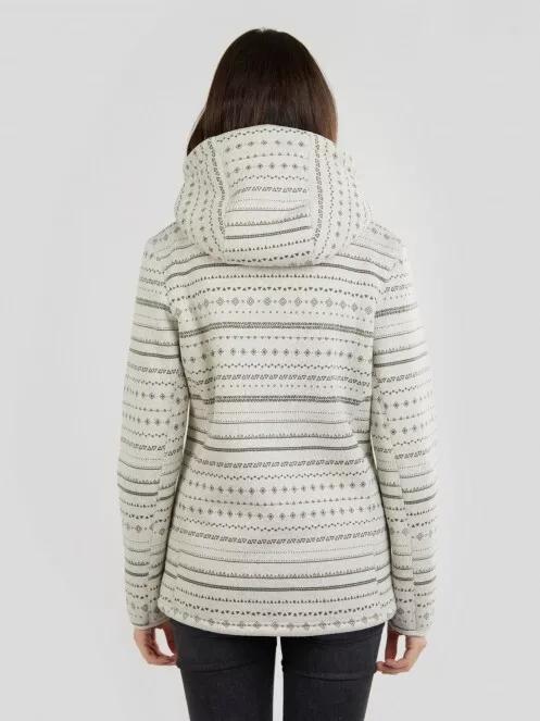 Fundango Ara Fleece Jacket for women in white 3