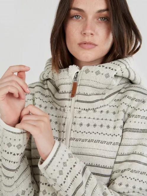 Fundango Ara Fleece Jacket for women in white 4