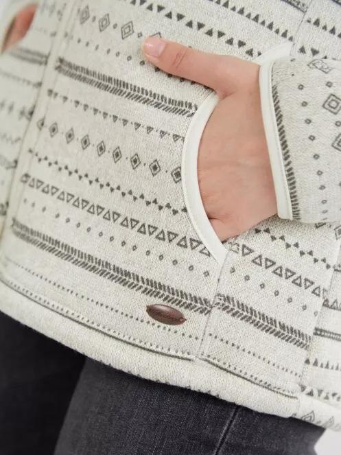 Fundango Ara Fleece Jacket for women in white 5