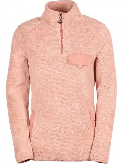 Fundango Vinona Fleece Pullover for women in pink 7