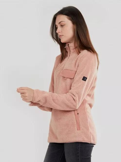 Fundango Vinona Fleece Pullover for women in pink 4