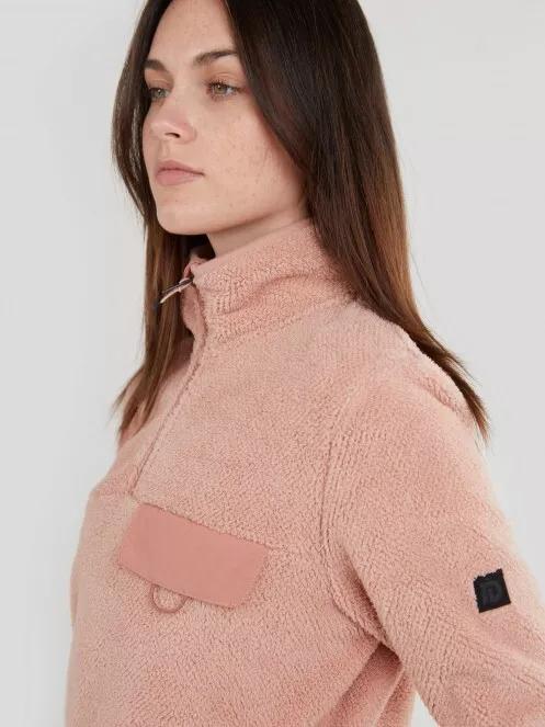 Fundango Vinona Fleece Pullover for women in pink 5