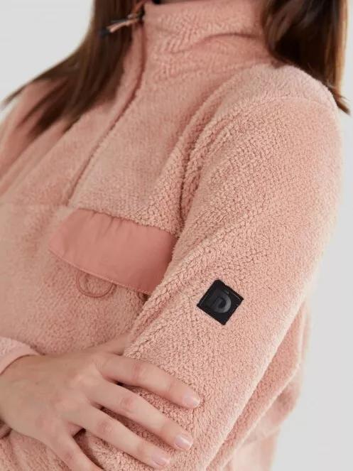 Fundango Vinona Fleece Pullover for women in pink 6