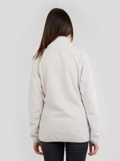 Fundango Vinona Fleece Pullover for women in white 3
