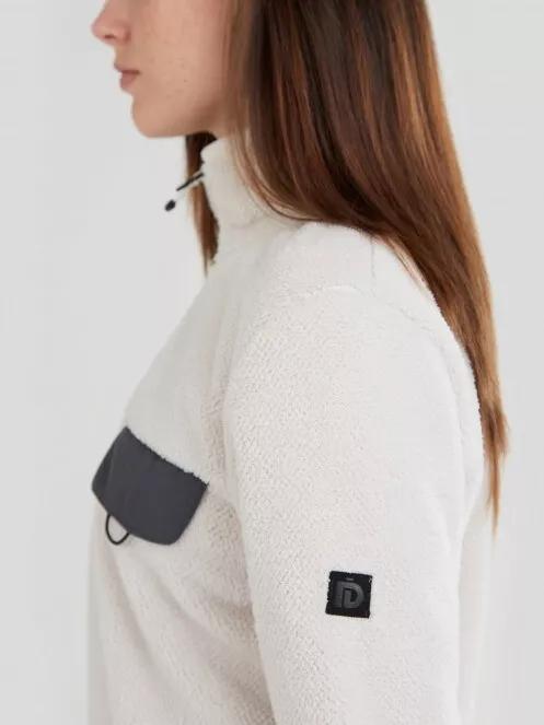 Fundango Vinona Fleece Pullover for women in white 5