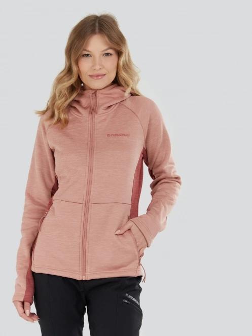 Fundango Alita Fleece Jacket for women in pink 2