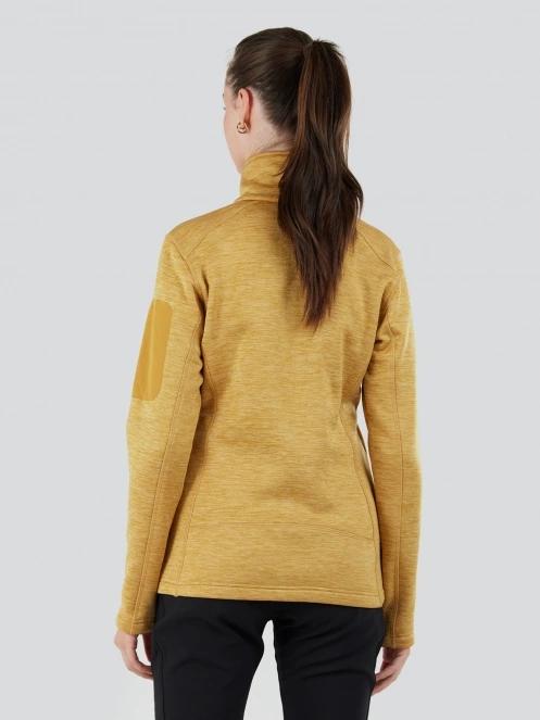 Fundango Antila Fleece Jacket for women in yellow 3