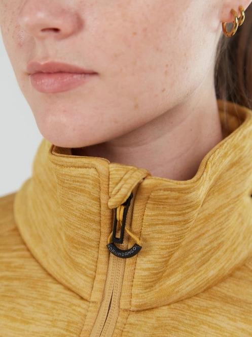 Fundango Antila Fleece Jacket for women in yellow 6