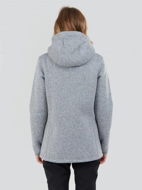 Fundango Ara Fleece Jacket for women in grey 3