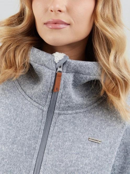 Fundango Ara Fleece Jacket for women in grey 5