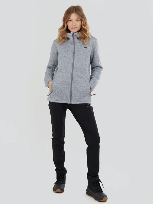 Fundango Ara Fleece Jacket for women in grey 4