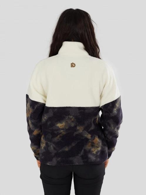 Fundango Riva Hybrid Pullover for women in green 3