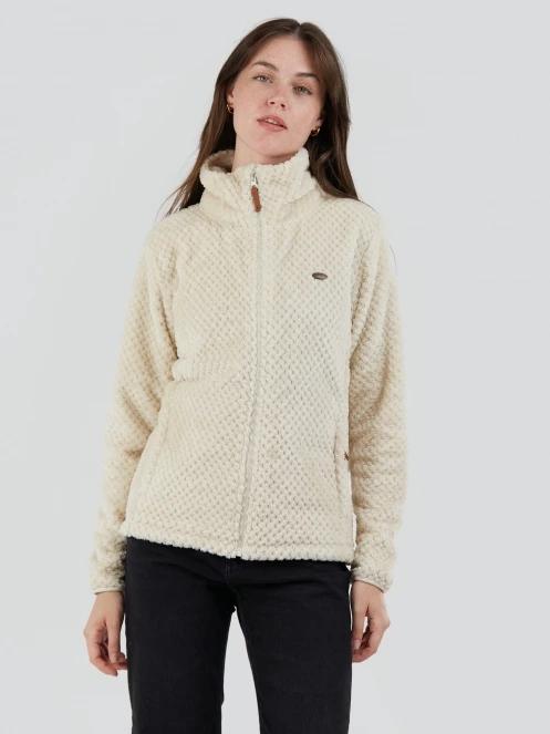 Fundango Shiren Fleece Jacket for women in yellow 2