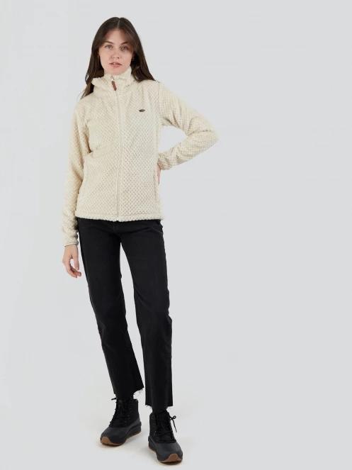 Fundango Shiren Fleece Jacket for women in yellow 4