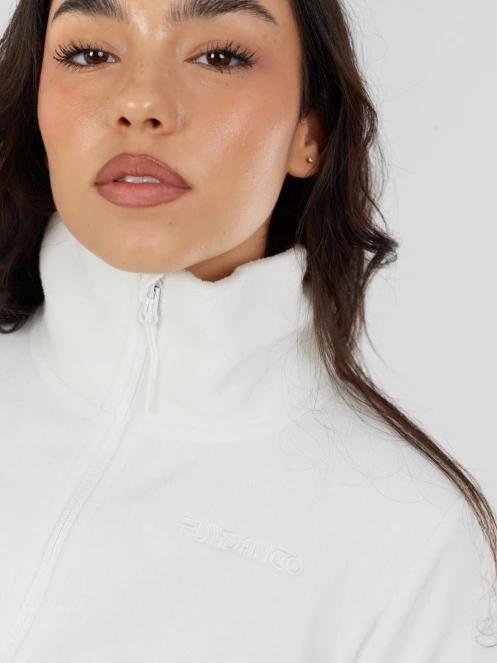 Fundango Serena Fleece Jacket for women in white 7