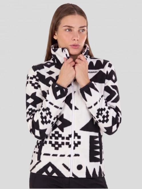 Fundango Serena Fleece Jacket for women in white 2