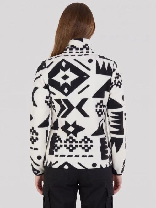 Fundango Serena Fleece Jacket for women in white 3