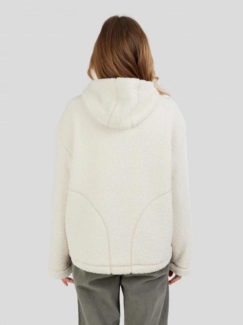 Fundango Juniper Pile Jacket for women in white 3
