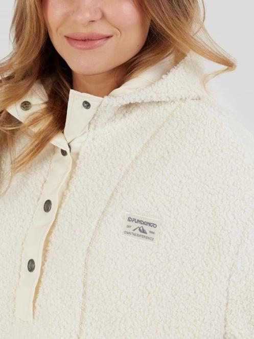 Fundango Juniper Pile Jacket for women in white 8