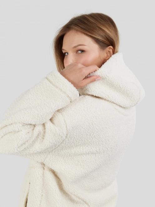 Fundango Juniper Pile Jacket for women in white 9