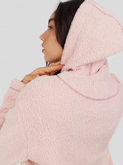 Fundango Juniper Pile Jacket for women in pink 5