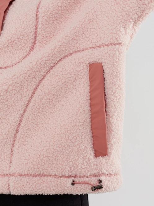 Fundango Juniper Pile Jacket for women in pink 7