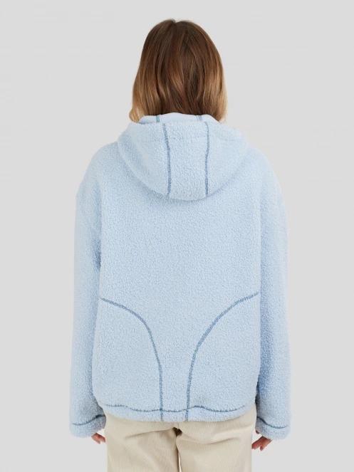 Fundango Juniper Pile Jacket for women in light blue 3