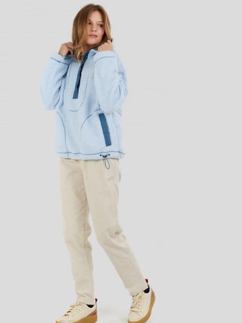 Fundango Juniper Pile Jacket for women in light blue 5