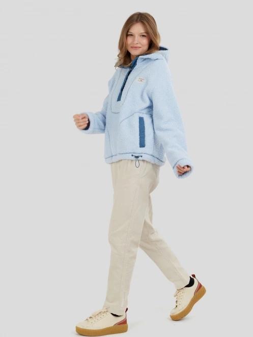 Fundango Juniper Pile Jacket for women in light blue 6