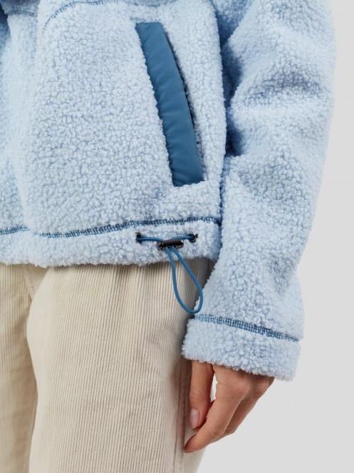 Fundango Juniper Pile Jacket for women in light blue 7