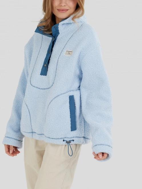 Fundango Juniper Pile Jacket for women in light blue 8