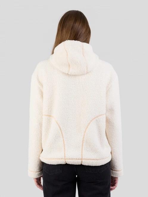 Fundango Juniper Pile Jacket for women in white 3