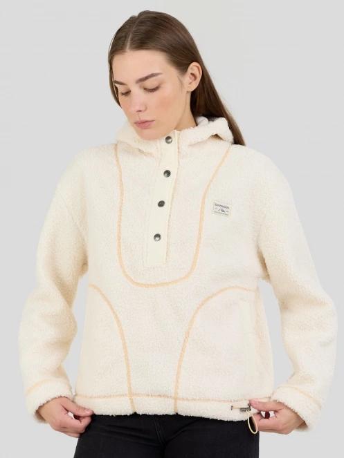 Fundango Juniper Pile Jacket for women in white 5
